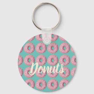 Donut Vegan Pattern for Vegetarian Sweet Tooth Schlüsselanhänger