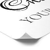 Donut Vergessen Sie Ihren Traum-Abschluss zu jagen Poster (Ecke)