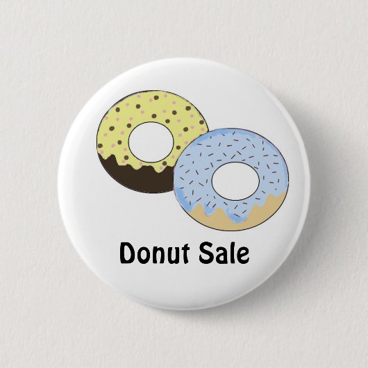 Donut-Verkauf Button (Vorderseite)
