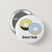 Donut-Verkauf Button (Vorne & Hinten)