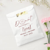 Donut verlass ohne eine Leckerei Hochzeit Donut Ge Geschenktütchen (Versiegelt)