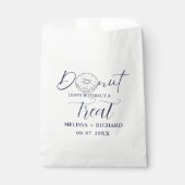 Donut verlass ohne Leckerei Hochzeitsdonut Geschenktütchen (Vorderseite)