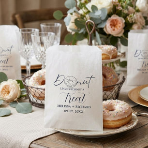 Donut verpassen Sie nicht eine Behandlung Hochzeit Geschenktütchen