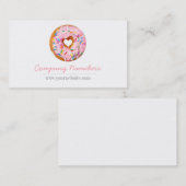 Donut Visitenkarte (Vorne/Hinten)