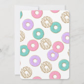 Donut wächst zum Geburtstag auf Einladung (Rückseite)