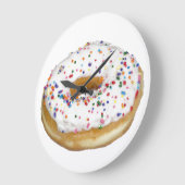 DONUT Wall Clock für die Küche Große Wanduhr (Winkel)