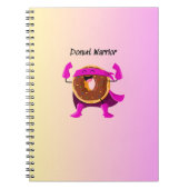 Donut Warrior-Notebook Notizblock (Vorderseite)