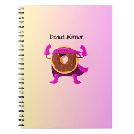 Donut Warrior-Notebook Notizblock