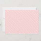 Donut Watercolor Sweet One Girl First Birthday Inv Einladung (Rückseite)