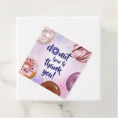 Donut Watercolor Vielen Dank Geschenkanhänger (Beispiel)