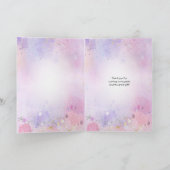 Donut Watercolor Vielen Dank Karte (Innenseite)