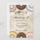 DONUT-WEDD-INVITATION EINLADUNG (Vorderseite)