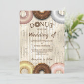 DONUT-WEDD-INVITATION EINLADUNG (Stehend Vorderseite)
