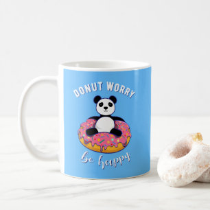 Donut Worry Be Happy II Kaffeetasse