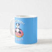 Donut Worry Be Happy II Kaffeetasse (Vorderseite Links)