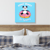 Donut Worry Be Happy II Leinwanddruck (Insitu (Schlafzimmer))