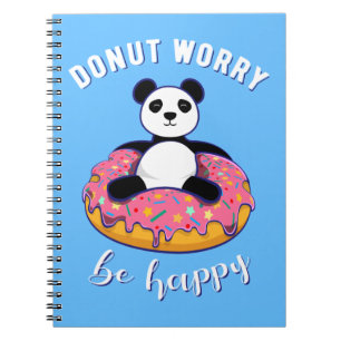 Donut Worry Be Happy II Notizblock