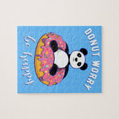Donut Worry Be Happy II Puzzle (Horizontal)