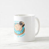 Donut Worry Be Happy Kaffeetasse (VorderseiteRechts)
