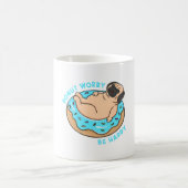 Donut Worry Be Happy Kaffeetasse (Mittel)