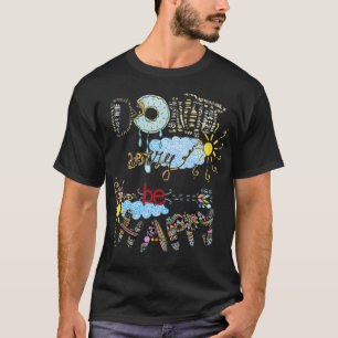 Donut Worry Be Happy Tier Pirate Geburtstag T-Shirt