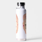 🍩 Donut Worry, Be Happy ☕ Trinkflasche (Rechts)