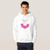 Donut Worry Be Happy Valentine Quotes Hoodie (Vorne ganz)