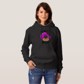 Donut Worry Cute Donut Face Hoodie (Vorne ganz)
