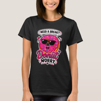 Donut Worry Damen T-Shirt