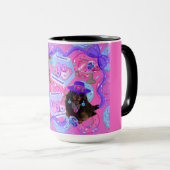 Donut Worry Doxies Kaffeetasse (VorderseiteRechts)