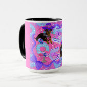 Donut Worry Doxies Kaffeetasse (Vorderseite Links)