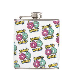 Donut Worry Flasche Flachmann
