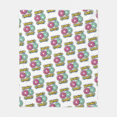 Donut Worry Fleece Decke (Vorderseite)