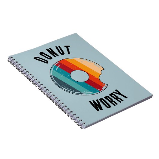 Donut Worry Green Notizblock (Rechte Seite)