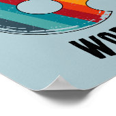 Donut Worry Green Poster (Ecke)