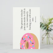 Donut Worry Habit Tracker (Stehend Vorderseite)