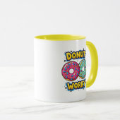 Donut Worry Kaffeetasse (VorderseiteRechts)