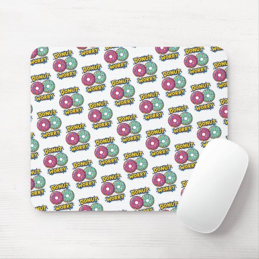 Donut Worry Mauspad (Mit Mouse)