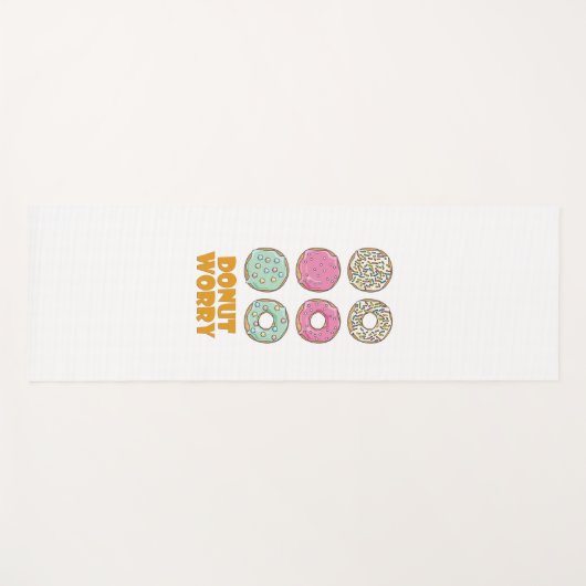 Donut Worry Yoga Yogamatte (Vorderseite (Horizontal))