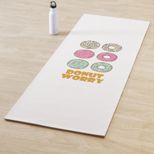 Donut Worry Yoga Yogamatte (Beispiel)