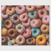 Donut Wrapping Paper Geschenkpapier (Flach)