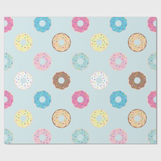 Donut Wrapping Paper Geschenkpapier (Flach)