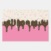 Donut-Zuckerguss-Icing-Sprinklen Geschenkpapier Set (Vorderseite 2)