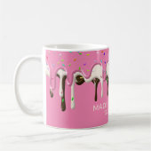 Donut Zuckerguss Sprinkles Bäckerei Kaffeetasse (Links)