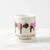 Donut Zuckerguss Sprinkles Bäckerei Kaffeetasse (Mittel)