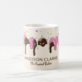 Donut Zuckerguss Sprinkles Bäckerei Kaffeetasse