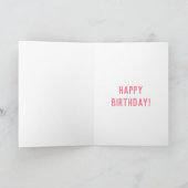 Donut Zwei Süße Geburtstag Karte (Innenseite)