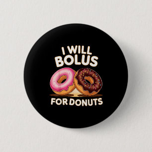 Donutliebhaber Diabetiker Humor Wird Bolus Für Don Button