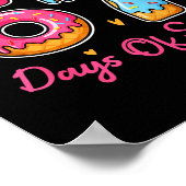 Donuts 67th Day Of School Funny 67 Days Of School Poster (Ecke)