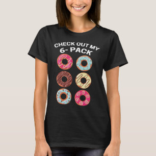 Donuts 6 Pack Bodybuilding Trainingsgerät T-Shirt